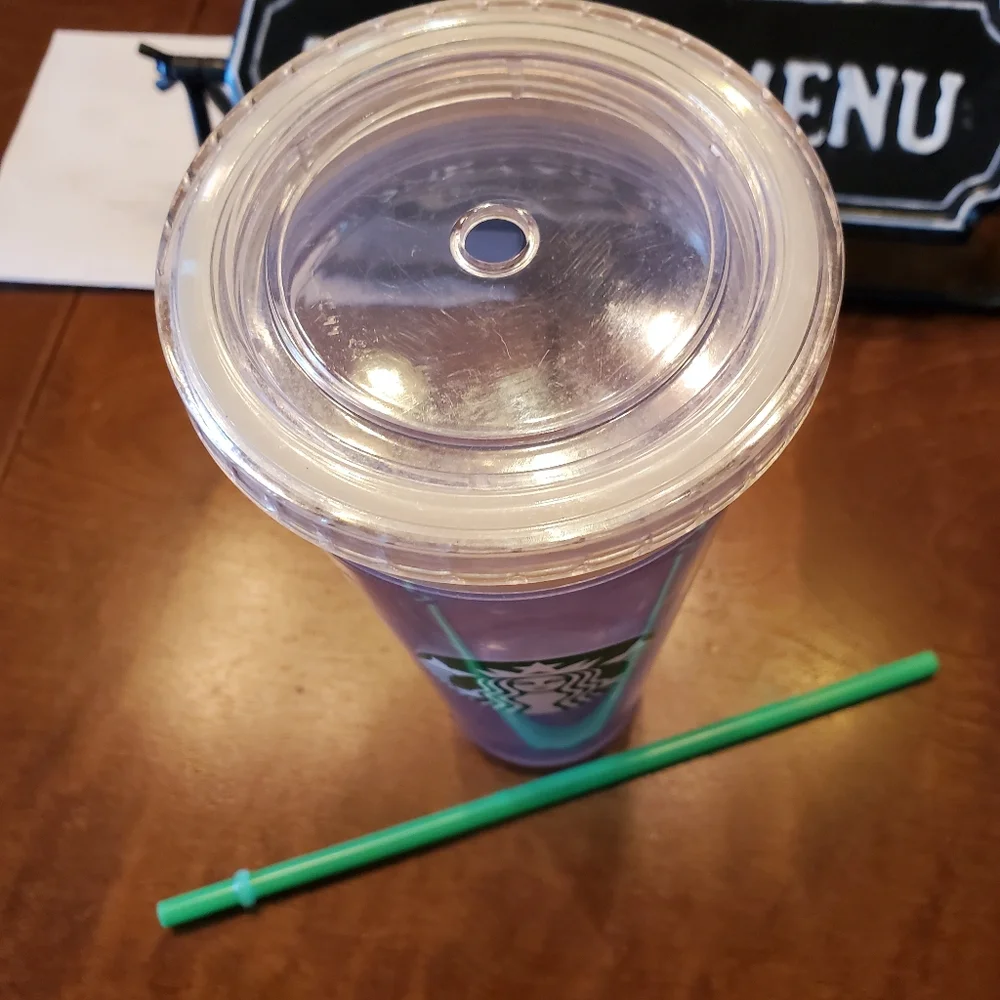 Starbucks 24oz Clear Siren Logo Cold Cup Tumbler